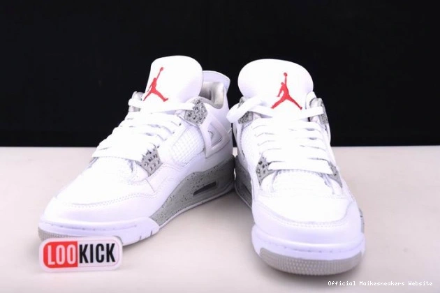 Official Maikesneakers White Retro Jordan (2021) 4 CT8527-100 Oreo 0701